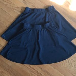 2 navy Children’s Place uniform skirts girls size L 10/12